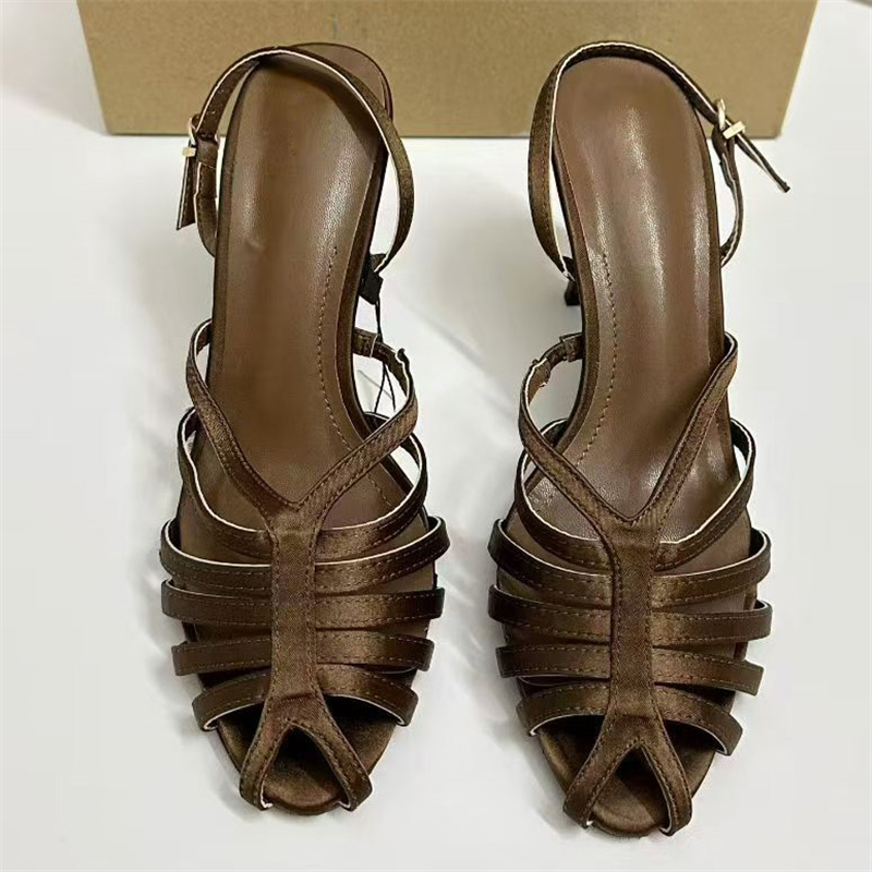 Street Fashion Shoes - Street Style Peep Toe Narrow Band