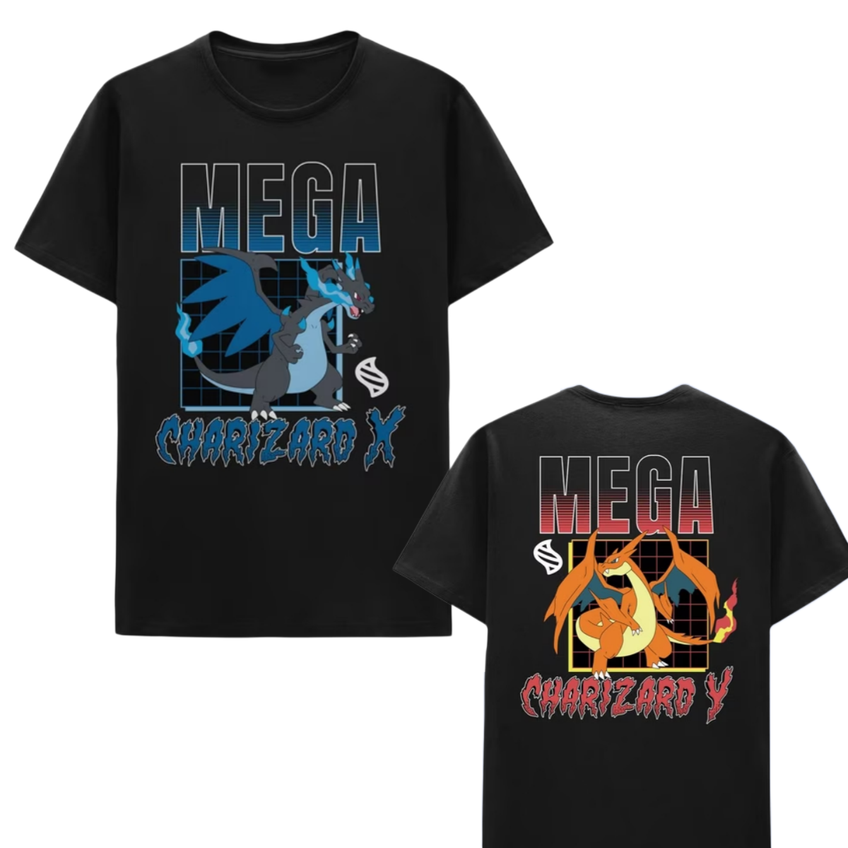 Street Fashion In Japan - Anime Pokémon MEGA Charizard Printed Cotton