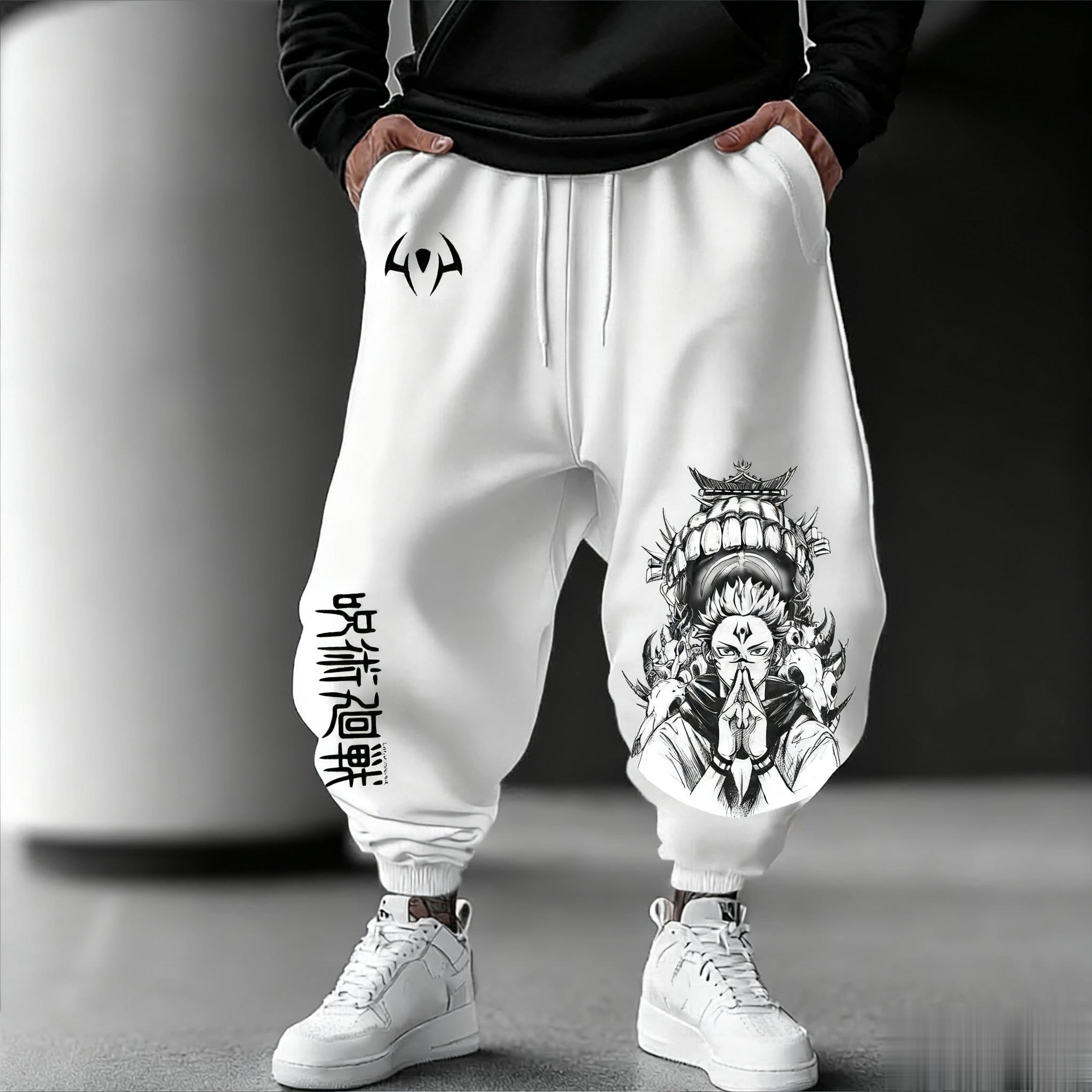 Jujutsu Kaisen Men Jogging Pan - Street Fashion In Japan review and price