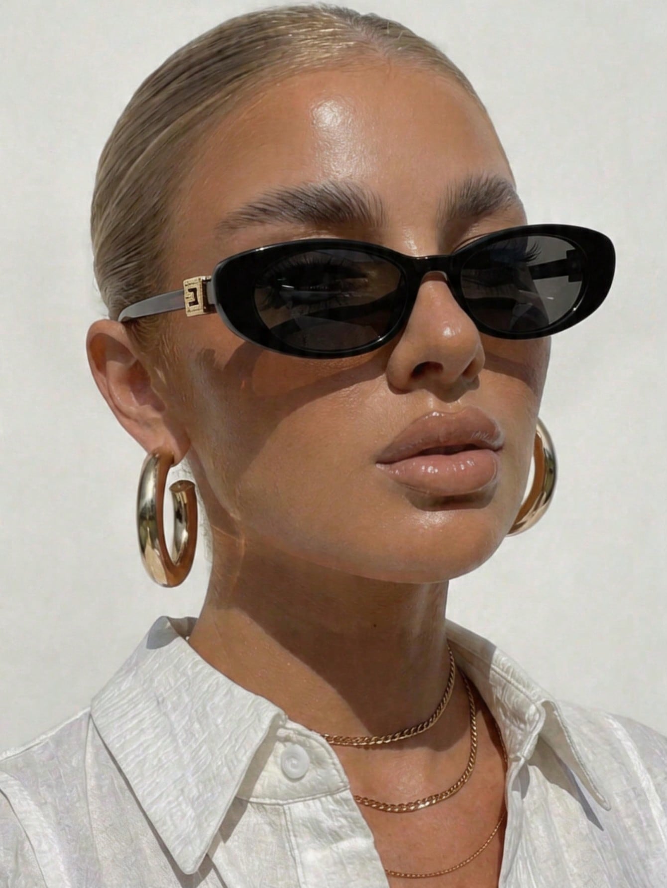 1pair Women Plastic Frame Casu - Street Fashion Essentials review and price