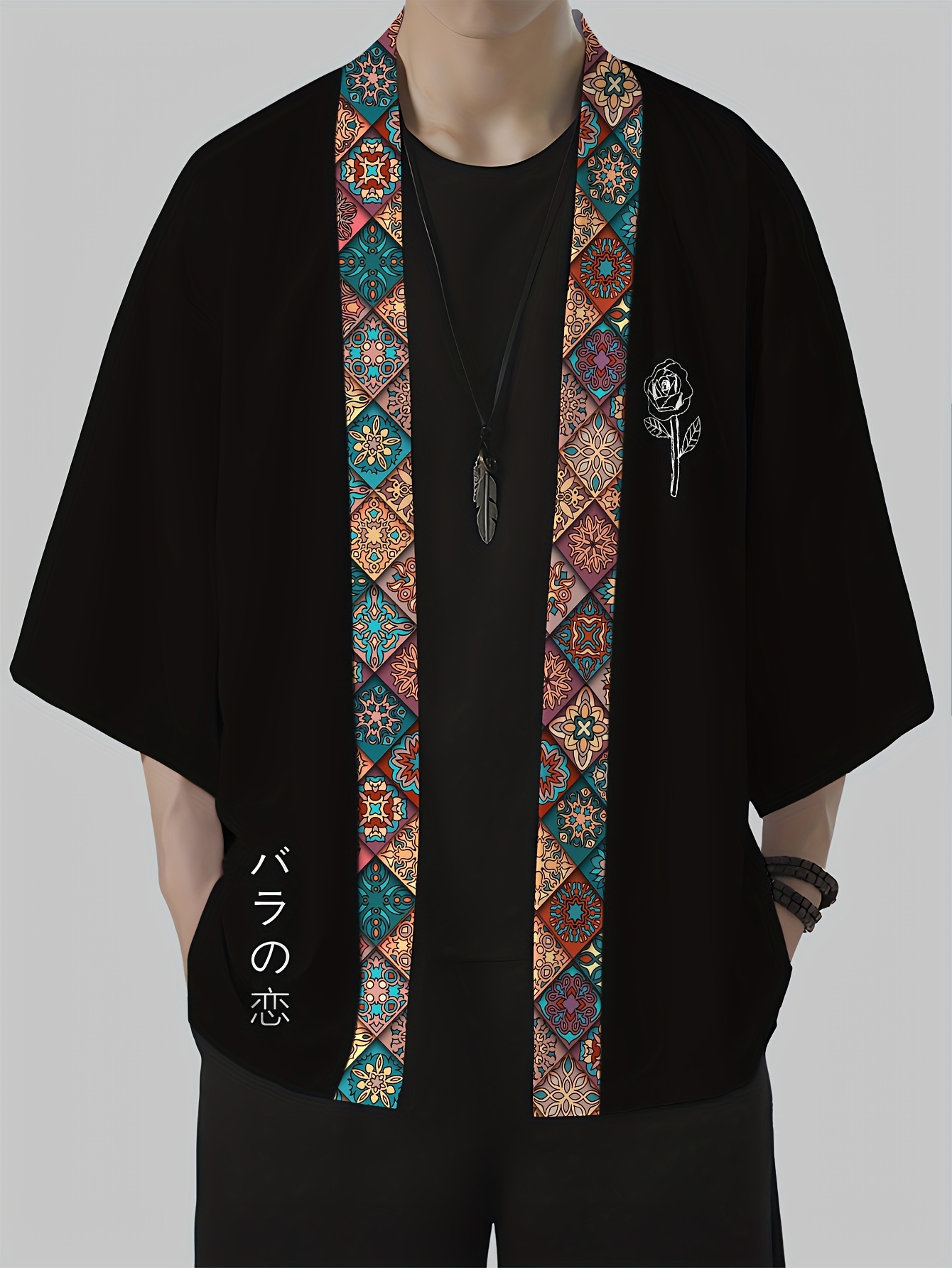 2026 Summer Men's Kimono 3D Pr - Street Fashion Summer 2026 review and price