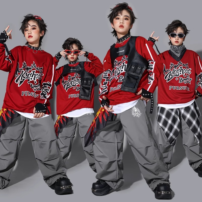 Boys K-pop Sweatshirt Fashion  - Street Fashion Show review and price