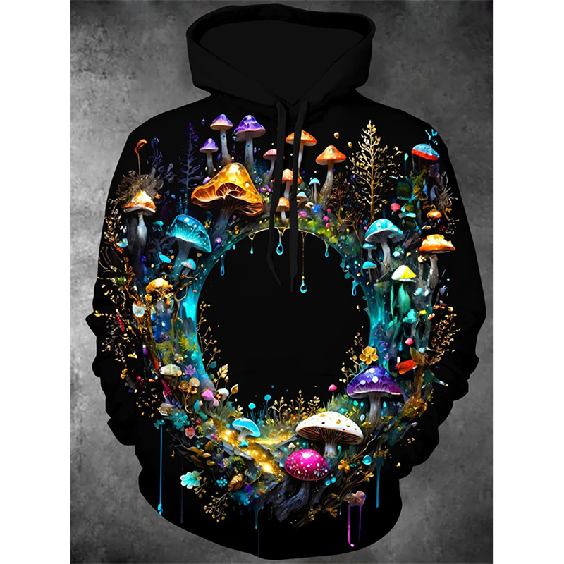 Magic Mushrooms Colorful Essen - Street Fashion Essentials review and price