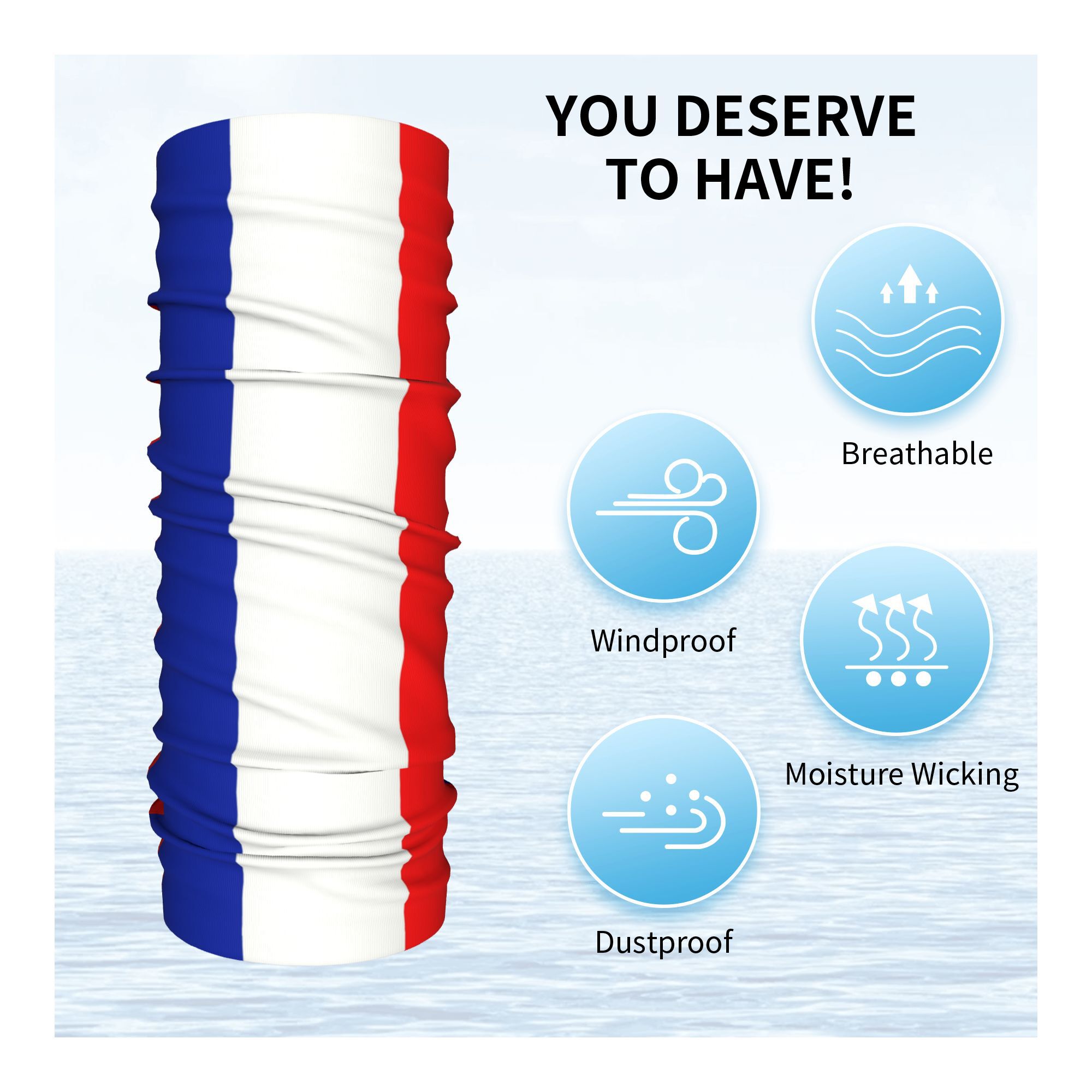 Custom French Flag France Band - French Street Fashion review and price