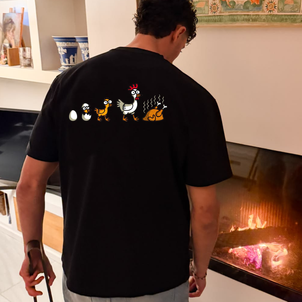 Funny Men's Tshits The Evoluti - Street Fashion History review and price