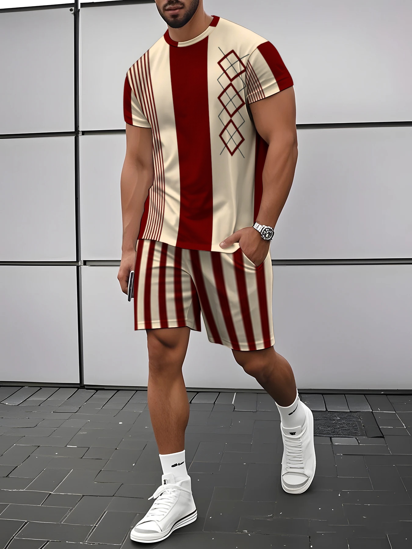 2026 Summer New Men's Short-Sl - Street Fashion Summer 2026 review and price