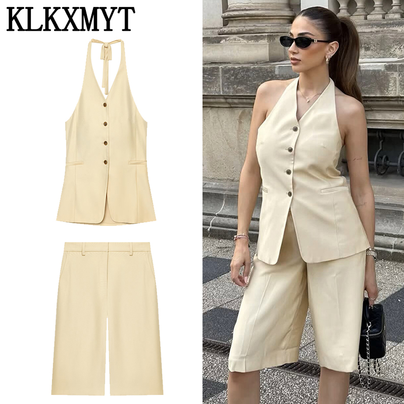 KLKXMYT Women Summer Bermuda S - Street Fashion Vest review and price