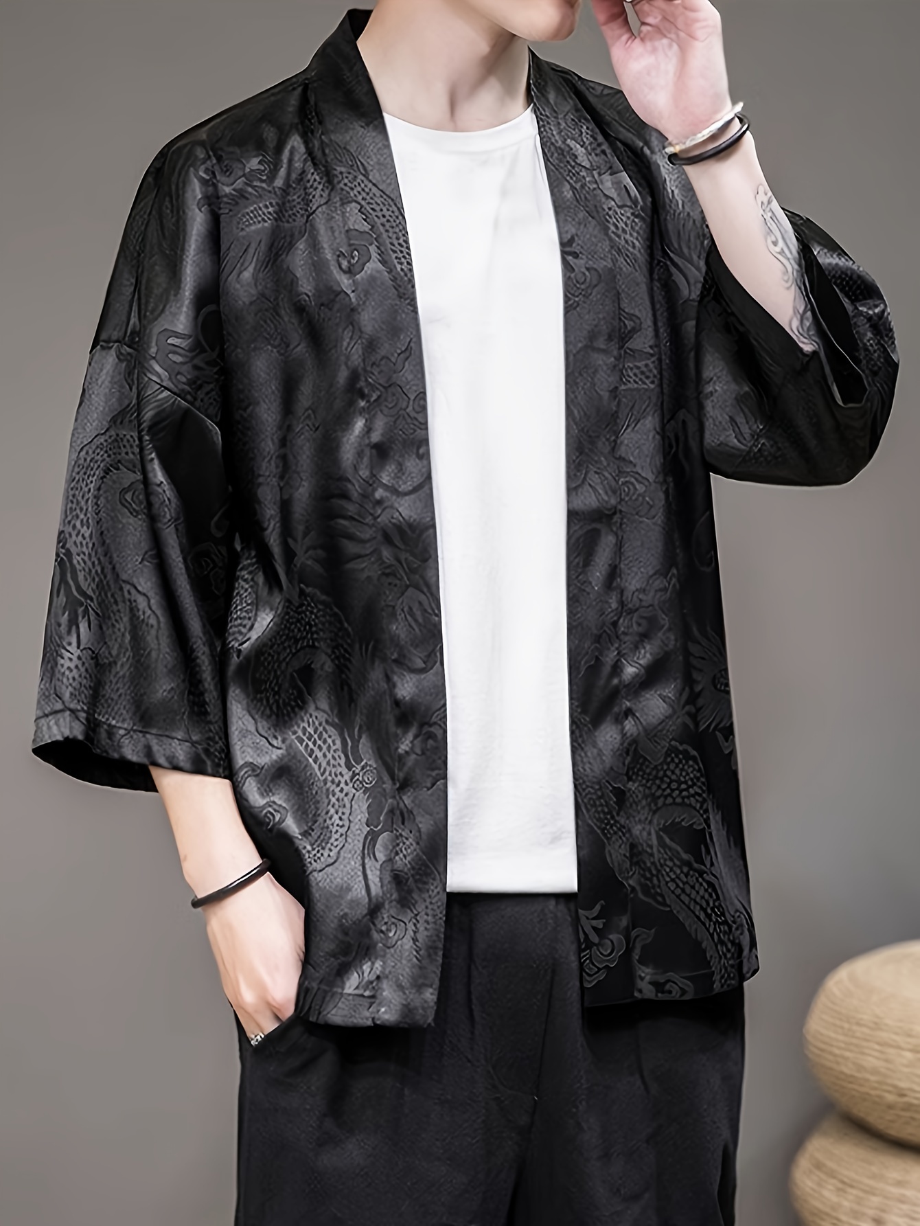 2026 Summer Men's Kimono 3D Pr - Street Fashion Summer 2026 review and price