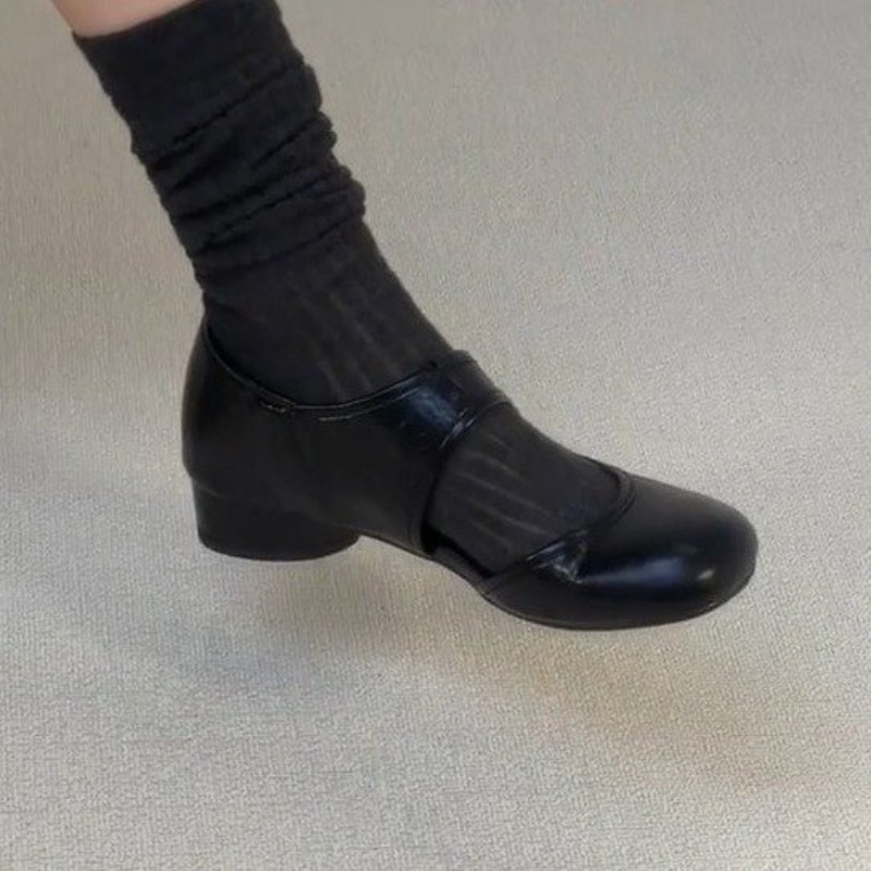 French Style Round-toe Simple  - French Street Fashion review and price