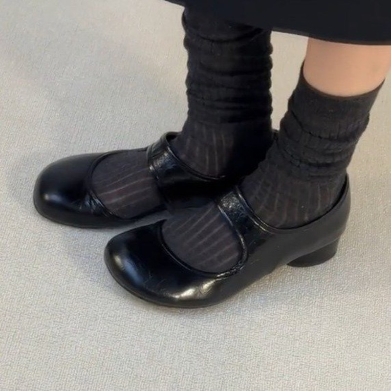 French Style Round-toe Simple  - French Street Fashion review and price