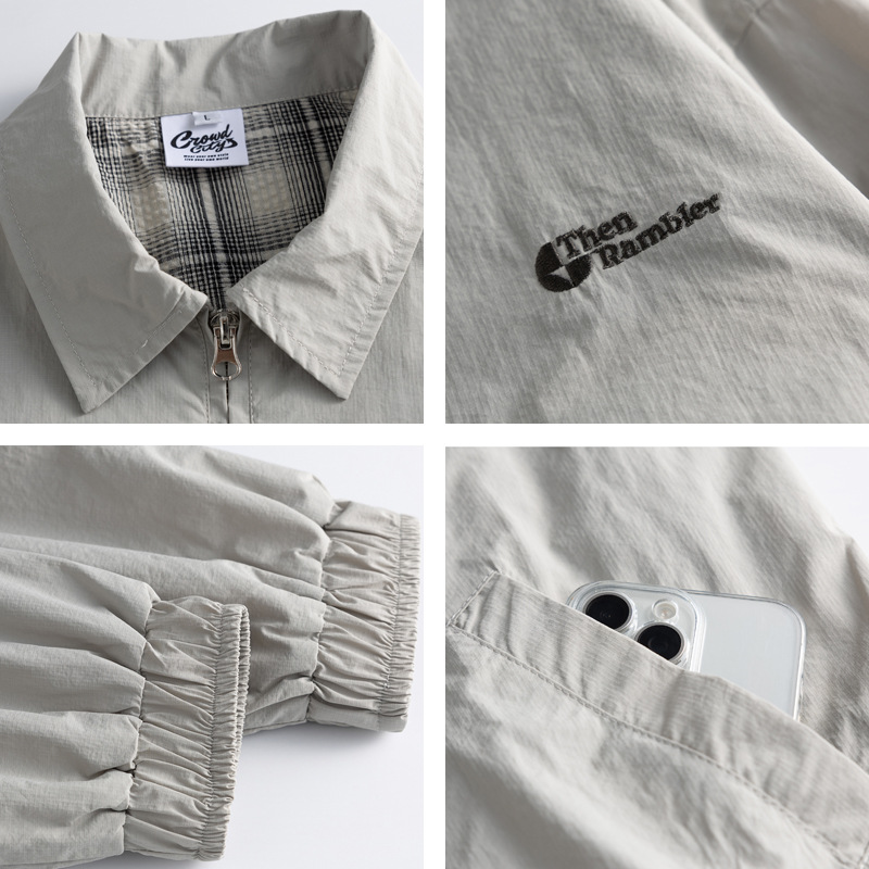 Men Outdoor 3 Proof Loose Casu - Coach Jacket Bomber review and price