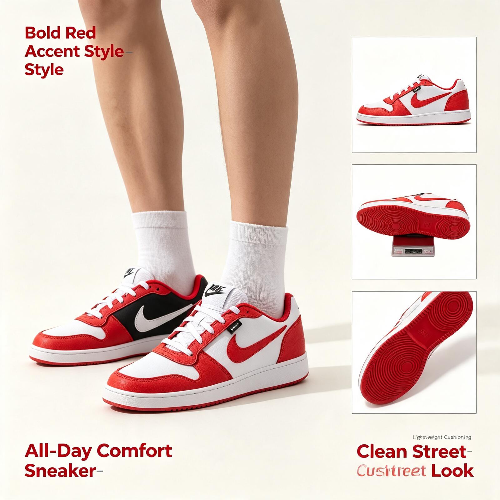 Nike Men's Ebernon Low Prem Lo - Street Fashion Nike review and price