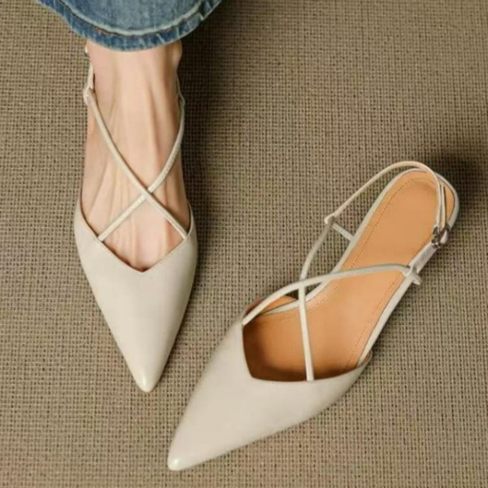 2026 New Style Pointed Toe Low - French Street Fashion review and price