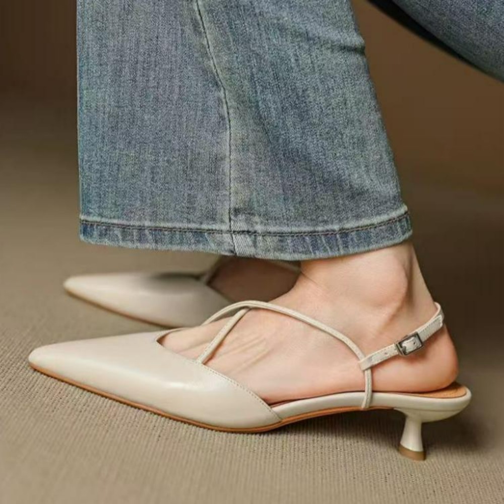 2026 New Style Pointed Toe Low - French Street Fashion review and price