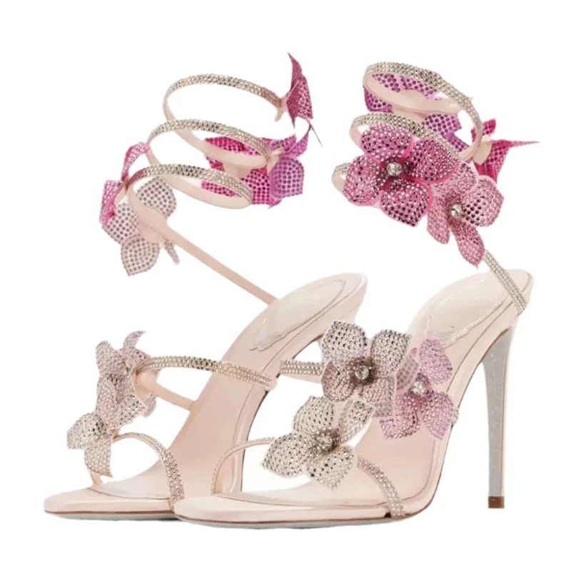 Eilyken Sexy CRYSTAL Flower Th - Street Fashion Shoes review and price