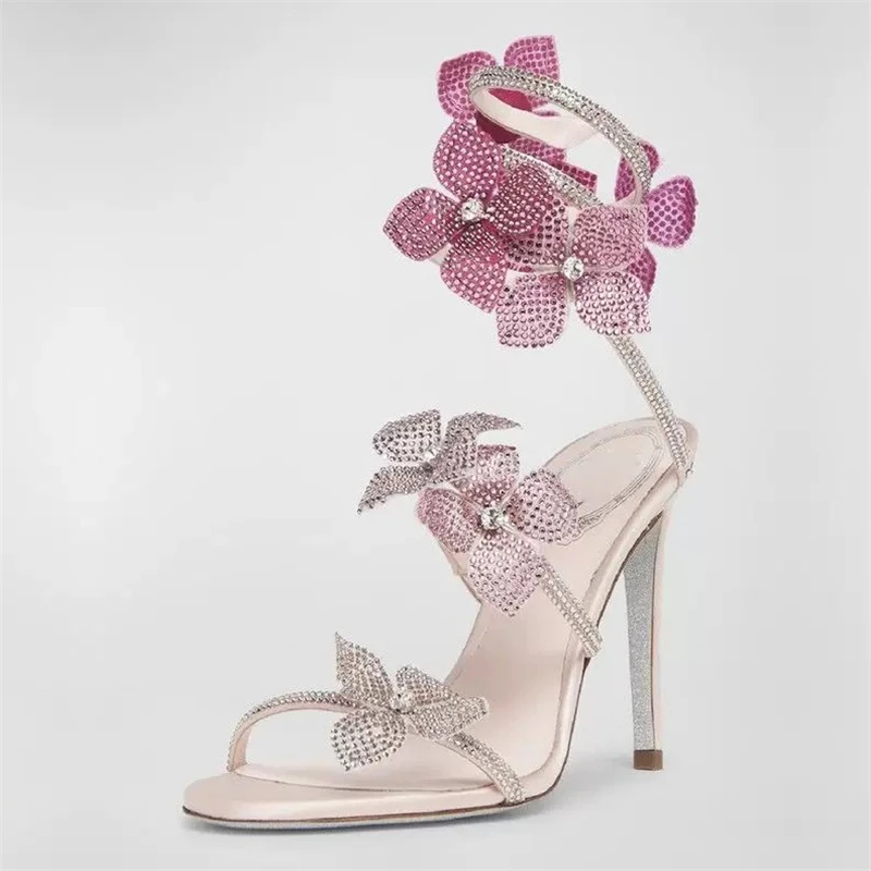 Eilyken Sexy CRYSTAL Flower Th - Street Fashion Shoes review and price