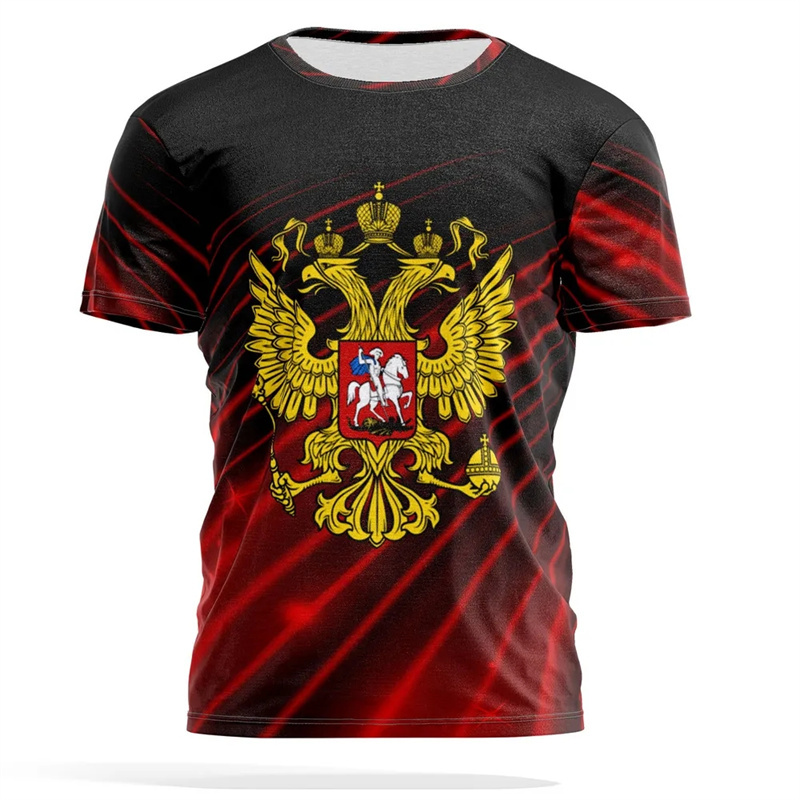 Russian National Emblem Print  - Street Fashion Essentials review and price