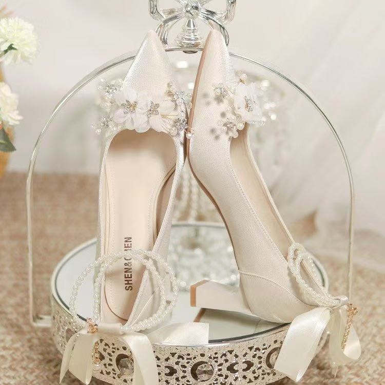 French-style Wedding Shoes, Br - French Street Fashion review and price