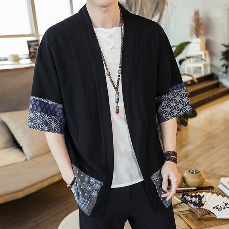 Japanese Kimono Men Cardigan S - Street Fashion In Japan review and price