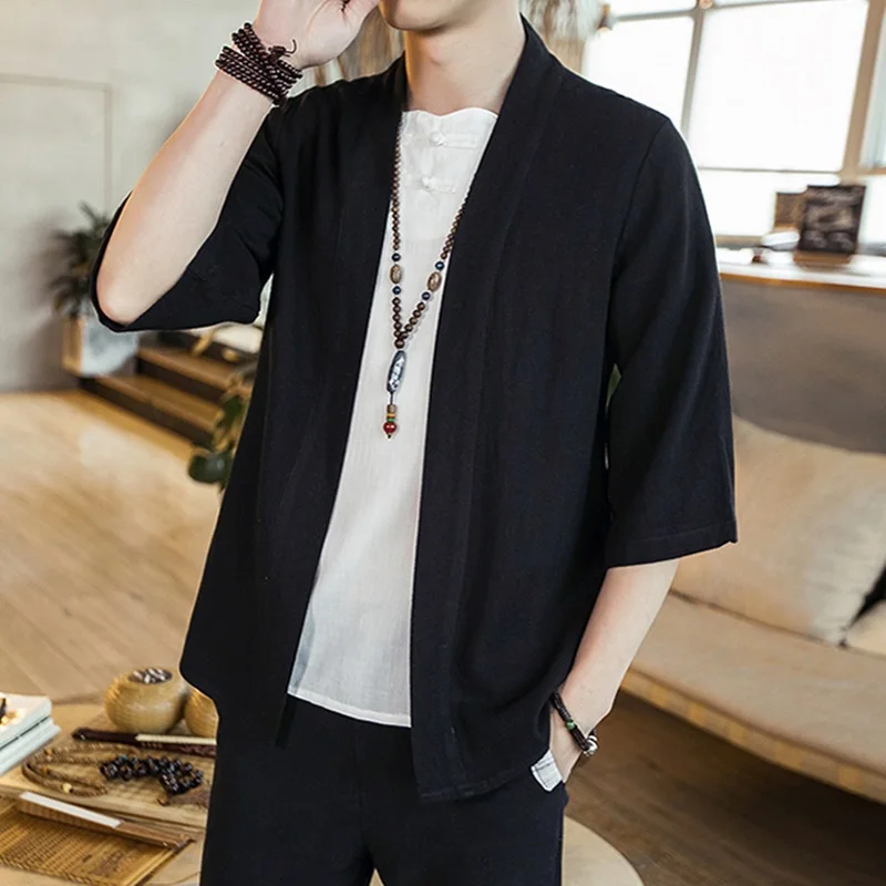 Japanese Kimono Men Cardigan S - Street Fashion In Japan review and price
