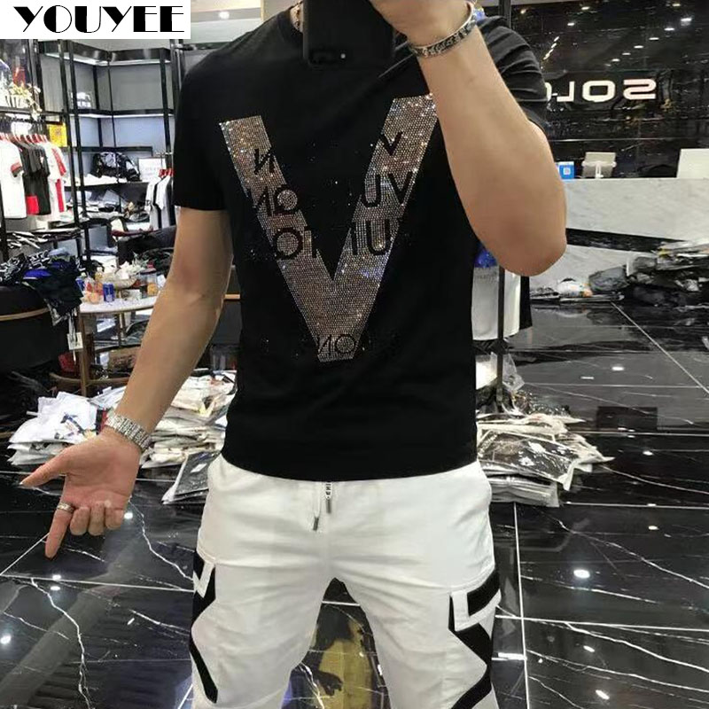 T-shirt Designer Clothes Men M - Street Fashion Style Male review and price
